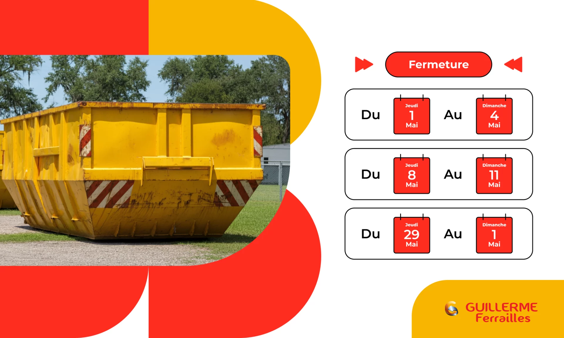 Guillerme Ferrailles Location Benne Guingamp Pop Up 1